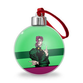 Ёлочный шар с принтом Jojo Kakyoin в Курске, Пластик | Диаметр: 77 мм | adventure | anime | bizzare | jo jo | jojo | logo | manga | аниме | араки | ахегао | джо | джо джо | джоджо | жижа | жожа | жожо | йойо | лого | манга | мульт | мультфильм | отаку | сериал | символ | хирохико | юри | яой