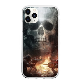 Чехол для iPhone 11 Pro Max матовый с принтом Battlefield Череп в Курске, Силикон |  | battlefield | ак 47 | батла | баттл | война | огонь | омон | оружие | перестрелка | стрелялка | череп