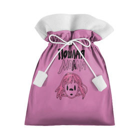 Подарочный 3D мешок с принтом Пошлая Молли в Курске, 100% полиэстер | Размер: 29*39 см | 3d | волосы | девочка | для девчонок | лицо | лого | логотип | надпись | радио хит