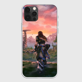 Чехол для iPhone 12 Pro Max с принтом Aloy HZD в Курске, Силикон |  | aloy | game | horizon zero dawn | hunter | machine | mecha | robot | snow | spear | the frozen wilds | weapon | игры | постапокалипсис | роботы | фентези | элой