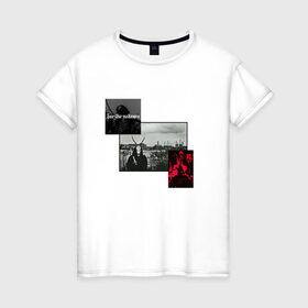 Женская футболка хлопок с принтом ,,Horned god`` в Курске, 100% хлопок | прямой крой, круглый вырез горловины, длина до линии бедер, слегка спущенное плечо | black