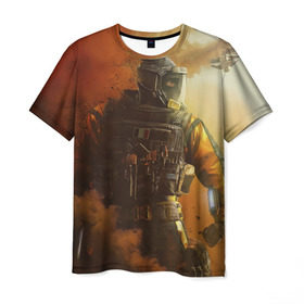 Мужская футболка 3D с принтом tom clancys rainbow six siege в Курске, 100% полиэфир | прямой крой, круглый вырез горловины, длина до линии бедер | 6 | clancys | rainbow | siege | six | tom | радуга | рэинбокс | рэинбоксисис | сага | спецназ | томклэнс