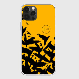 Чехол для iPhone 12 Pro Max с принтом TWENTY ONE PILOTS в Курске, Силикон |  | 21 pilots | 21p | crow | logo | music | rock | top | trench | twenty one pilots | вороны | группа | лого | музыка | рок