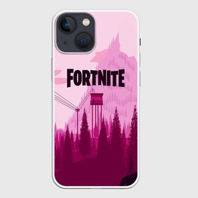 Чехол для iPhone 13 mini с принтом FORTNITE в Курске,  |  | battle royale | fortnite | fortnite battle royale | futuresynth | game | outrun | retrowave | synth | synthwave | игры | ретровейв | синтвейв | фортнайт