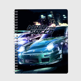 Тетрадь с принтом Need for Speed в Курске, 100% бумага | 48 листов, плотность листов — 60 г/м2, плотность картонной обложки — 250 г/м2. Листы скреплены сбоку удобной пружинной спиралью. Уголки страниц и обложки скругленные. Цвет линий — светло-серый
 | need for speed | nfs | авто | вип | гонки | жажда скорости | класс | машины | симулятор | чемпион