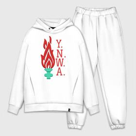 Мужской костюм хлопок OVERSIZE с принтом Y.N.W.A. в Курске,  |  | firmino | lfc | liverpool | liverpool fc | mane | shaqiri | ливерпуль | фирмино | фк | футбол | футбольный клуб англии | шакири