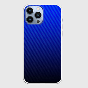 Чехол для iPhone 13 Pro Max с принтом CARBON BLUE | СИНИЙ КАРБОН в Курске,  |  | carbon | geometry | metal | texture | геометрия | градиент | карбон | металл | паттерн | текстура