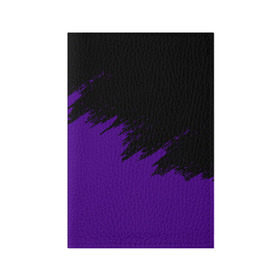 Обложка для паспорта матовая кожа с принтом КРАСКА И НИЧЕГО ЛИШНЕГО! в Курске, натуральная матовая кожа | размер 19,3 х 13,7 см; прозрачные пластиковые крепления | Тематика изображения на принте: color | dirty | purple | texture | yellow.paints | брызги | брызги красок | желтый | краски | текстура | фиолетовый