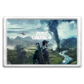 Магнит 45*70 с принтом Just Cause 4 в Курске, Пластик | Размер: 78*52 мм; Размер печати: 70*45 | Тематика изображения на принте: just cause