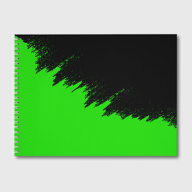 Альбом для рисования с принтом КРАСКА И НИЧЕГО ЛИШНЕГО! в Курске, 100% бумага
 | матовая бумага, плотность 200 мг. | color | dirty | green | texture | yellow.paints | брызги | брызги красок | желтый | зеленый | краски | текстура