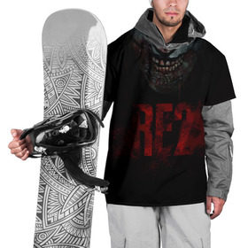 Накидка на куртку 3D с принтом Resident Evil 2 в Курске, 100% полиэстер |  | 2 | 2019 | dark | evil | game | horror | resident | zombie | зомби | зубы | игра | кровь | лого | обитель зла | ужас