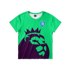 Детская футболка 3D с принтом FUT FIFA 2019 Barclays в Курске, 100% гипоаллергенный полиэфир | прямой крой, круглый вырез горловины, длина до линии бедер, чуть спущенное плечо, ткань немного тянется | champions league | fifa | game. easports | team | ultimate | лига | фифа | чемпионов