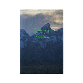 Обложка для паспорта матовая кожа с принтом Kanye West - I hate being bipolar в Курске, натуральная матовая кожа | размер 19,3 х 13,7 см; прозрачные пластиковые крепления | kanye | kanye west | yandhi | кани | кани вест | кани вэст | янди