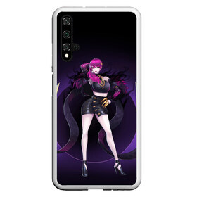 Чехол для Honor 20 с принтом Evelynn в Курске, Силикон | Область печати: задняя сторона чехла, без боковых панелей | agony | evelynn | game | hug | legends | legue | legueoflegends | lol | агонии | игра | легенд | лига | лигалегенд | лол | объятия | эвелинн