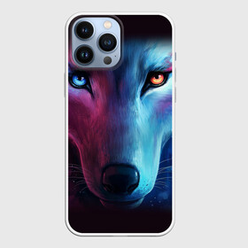 Чехол для iPhone 13 Pro Max с принтом NEON WOLF | НЕОНОВЫЙ ВОЛК в Курске,  |  | hunter | wild | wolf | волк | животные | звери | охотник