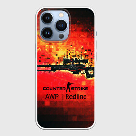 Чехол для iPhone 13 Pro с принтом cs go:AWP:Red Line в Курске,  |  | Тематика изображения на принте: awp | counter strike | cyber sport | game | howl | skin | sport | авп | вой | игры | скин