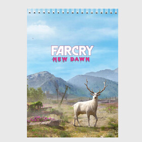 Скетчбук с принтом Far Cry New Dawn в Курске, 100% бумага
 | 48 листов, плотность листов — 100 г/м2, плотность картонной обложки — 250 г/м2. Листы скреплены сверху удобной пружинной спиралью | action adventure | county | cry | dawn | far | farcry | highwaymen | hope | lo | mickey | montana | new | newdawn | sisters | twin | близнецы | боевик | лу | микки | приключение | хайвеймен