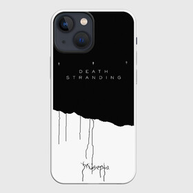 Чехол для iPhone 13 mini с принтом Death Stranding в Курске,  |  | bridges | death stranding | game | hideo kojima | kojima productions | man | norman reedus | scar | sony interactive entertainment | suit | tie | игры | кодзима