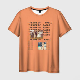 Мужская футболка 3D с принтом Kanye West PABLO в Курске, 100% полиэфир | прямой крой, круглый вырез горловины, длина до линии бедер | kanye | kanye west | yandhi | кани | кани вест | кани вэст | янди
