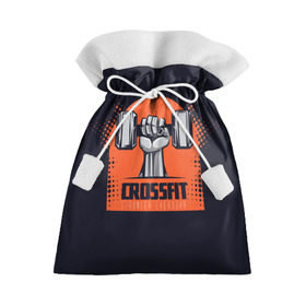 Подарочный 3D мешок с принтом Crossfit в Курске, 100% полиэстер | Размер: 29*39 см | мода | мотивация | настроения | позитив | прикол | пятна | тренд | яркие