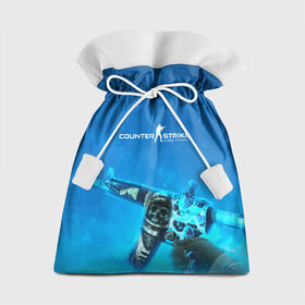 Подарочный 3D мешок с принтом CS GO:Desolate Space в Курске, 100% полиэстер | Размер: 29*39 см | Тематика изображения на принте: awp | counter strike | cyber sport | game | skin | sport | авп | игры | скин
