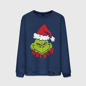 Мужской свитшот хлопок с принтом Cristmas Grinch в Курске, 100% хлопок |  | Тематика изображения на принте: grinch | гринч | новый год | рождество