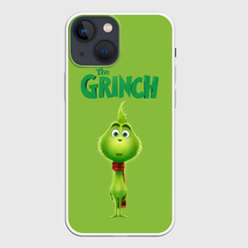 Чехол для iPhone 13 mini с принтом The Grinch в Курске,  |  | Тематика изображения на принте: grinch | гринч | новый год | рождество