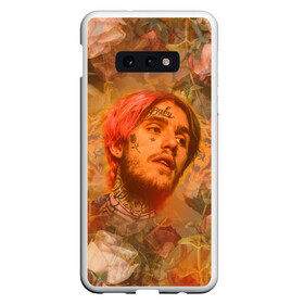 Чехол для Samsung S10E с принтом Lil Peep rose в Курске, Силикон | Область печати: задняя сторона чехла, без боковых панелей | hip hop | lil | lil peep rose | peep | rap | roze | реп | роза | розы | рэп | хип хоп | цветок | цветочный паттерн | цветочный фон | цветы