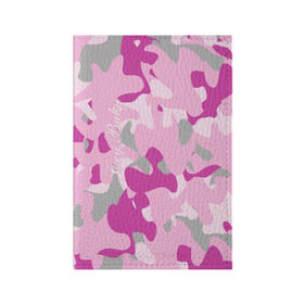 Обложка для паспорта матовая кожа с принтом Lil PEEP Cry baby в Курске, натуральная матовая кожа | размер 19,3 х 13,7 см; прозрачные пластиковые крепления | baby | cry | lil peep | lil peep cry baby | pink | камуфляж | розовый | розовый камуфляж