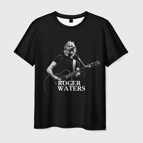 Мужская футболка 3D с принтом Roger Waters, Pink Floyd в Курске, 100% полиэфир | прямой крой, круглый вырез горловины, длина до линии бедер | Тематика изображения на принте: roger waters | джордж уотерс | композитор | певец | поэт