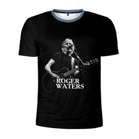Мужская футболка 3D спортивная с принтом Roger Waters, Pink Floyd в Курске, 100% полиэстер с улучшенными характеристиками | приталенный силуэт, круглая горловина, широкие плечи, сужается к линии бедра | Тематика изображения на принте: roger waters | джордж уотерс | композитор | певец | поэт