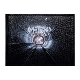 Обложка для студенческого билета с принтом Metro Exodus в Курске, натуральная кожа | Размер: 11*8 см; Печать на всей внешней стороне | exodus | horror | metro | survival | исход | метро | мутация | оружия | стелс | шутер | экшен