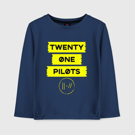 Детский лонгслив хлопок с принтом Twenty one pilots в Курске, 100% хлопок | круглый вырез горловины, полуприлегающий силуэт, длина до линии бедер | 21 pilots | josh dun | jumpsuit | music | rock | top | twenty one pilots | арт | джош дан.музыка | рок | тайлер джозеф