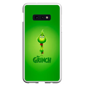 Чехол для Samsung S10E с принтом Dr Seuss The Grinch в Курске, Силикон | Область печати: задняя сторона чехла, без боковых панелей | Тематика изображения на принте: benedict | christmas | cumberbatch | grinch | max | whoville | winter | бенедикт | год | гринч | зима | камбербэтч | ктоград | макс | новый | рождество | снег | снежинки