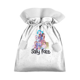Подарочный 3D мешок с принтом Sally Face в Курске, 100% полиэстер | Размер: 29*39 см | sally face | гизмо | девид | девочка | игра | лари | ларри | мальчик | маска | мрачная | на лице | пых | с протезом | сал | сали | салли | салли фейс | фейс | фэйс | эддисон | эшли