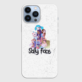 Чехол для iPhone 13 Pro Max с принтом Sally Face в Курске,  |  | sally face | гизмо | девид | девочка | игра | лари | ларри | мальчик | маска | мрачная | на лице | пых | с протезом | сал | сали | салли | салли фейс | фейс | фэйс | эддисон | эшли
