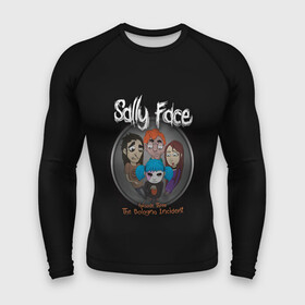 Мужской рашгард 3D с принтом Sally Face в Курске,  |  | sally face | гизмо | девид | девочка | игра | лари | ларри | мальчик | маска | мрачная | на лице | пых | с протезом | сал | сали | салли | салли фейс | фейс | фэйс | эддисон | эшли