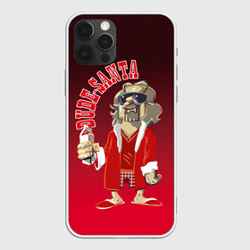 Чехол для iPhone 12 Pro Max с принтом Dude-Santa в Курске, Силикон |  | 2019 | big lebowski | dude | happy new year | merry christmas | santa | большой лебовски | лебовски | новый год | рождество | санта | чувак