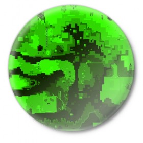 Значок с принтом Minecraft в Курске,  металл | круглая форма, металлическая застежка в виде булавки | Тематика изображения на принте: blade | blocks | creeper | cubes | game | ken | mine craft | minecraft | mobs | sword | игры | крипер | майн крафт | майнкрафт | моб