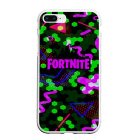 Чехол для iPhone 7Plus/8 Plus матовый с принтом FORTNITE в Курске, Силикон | Область печати: задняя сторона чехла, без боковых панелей | battle royale | fortnite | fortnite battle royale | futuresynth | game | outrun | retrowave | synth | synthwave | игры | ретровейв | синтвейв | фортнайт