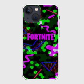 Чехол для iPhone 13 mini с принтом FORTNITE в Курске,  |  | battle royale | fortnite | fortnite battle royale | futuresynth | game | outrun | retrowave | synth | synthwave | игры | ретровейв | синтвейв | фортнайт