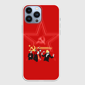Чехол для iPhone 13 Pro Max с принтом Communism Party в Курске,  |  | Тематика изображения на принте: звезда | китай | коммунизм | комунизм | ленин | мао дзедун | мао цзедун | мао цзэдун | маркс | прикол | серп и молот | советский союз | ссср | сталин | че гевара | че геваро | чегевара | энгельс