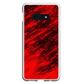 Чехол для Samsung S10E с принтом RED FIRE STORM в Курске, Силикон | Область печати: задняя сторона чехла, без боковых панелей | bright | fire | heat | light | orange | wildfire | искры | огненный | огонь | оранжевый | пламя | пожар