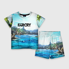 Детский костюм с шортами 3D с принтом FARCRY в Курске,  |  | far cry | far cry 5 | far cry new dawn | farcry | fc 5 | fc5 | game | new dawn | игры | постапокалипсис | фар край | фар край 5