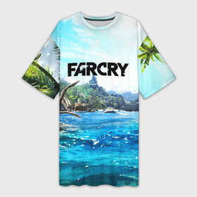 Платье-футболка 3D с принтом FARCRY в Курске,  |  | far cry | far cry 5 | far cry new dawn | farcry | fc 5 | fc5 | game | new dawn | игры | постапокалипсис | фар край | фар край 5