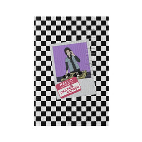 Обложка для паспорта матовая кожа с принтом Френдзона Валера в Курске, натуральная матовая кожа | размер 19,3 х 13,7 см; прозрачные пластиковые крепления | бойчик | валера | группа | музыка | мультяшка | песни | подростки | поп панк | френдзона