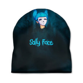 Шапка 3D с принтом Sally Face в Курске, 100% полиэстер | универсальный размер, печать по всей поверхности изделия | sally face | гизмо | девид | девочка | игра | лари | ларри | мальчик | маска | мрачная | на лице | пых | с протезом | сал | сали | салли | салли фейс | фейс | фэйс | эддисон | эшли