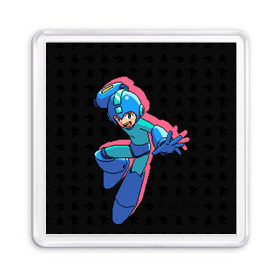 Магнит 55*55 с принтом Mega Man (pixel art) Black в Курске, Пластик | Размер: 65*65 мм; Размер печати: 55*55 мм | 8 bit | 8bit | art | dendy | famicom | game | games | japan | japanese | man | mega | mega man | megaman | nes | pixel | pixel art | pixelart | retro | video games | videogames