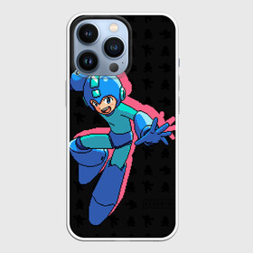 Чехол для iPhone 13 Pro с принтом Mega Man (pixel art) Black в Курске,  |  | 8 bit | 8bit | art | dendy | famicom | game | games | japan | japanese | man | mega | mega man | megaman | nes | pixel | pixel art | pixelart | retro | video games | videogames