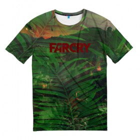 Мужская футболка 3D с принтом FARCRY в Курске, 100% полиэфир | прямой крой, круглый вырез горловины, длина до линии бедер | 